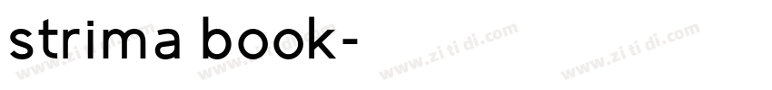 strima book字体转换